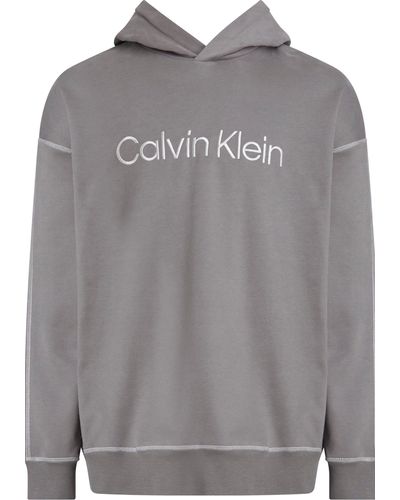 Calvin Klein Langarmshirt für BUTTON L/S DOWN Lyst | Blau in mit Logo-Elastikbund Herren DE