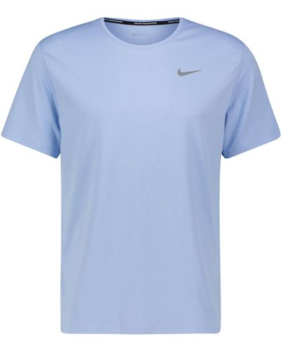 Nike Laufshirt DRI-FIT UV MILER - Blau