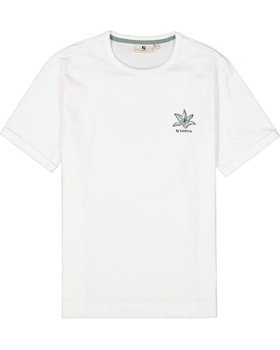 Garcia Kurzarmshirt men`s T-shirt ss - Weiß