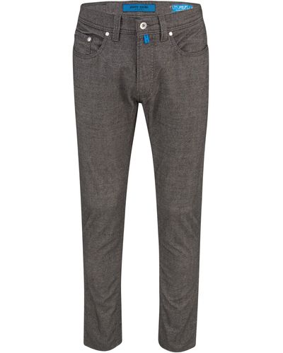 Pierre Cardin 5-Pocket-Jeans FUTUREFLEX LYON grey structured 3451 4790.82 - Grau