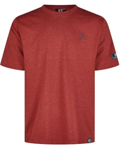 Schietwetter T-Shirt unifarben, luftig - Rot