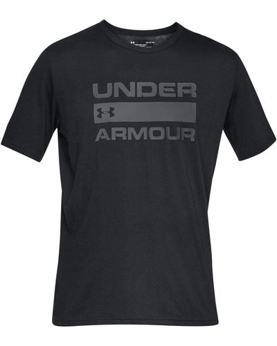 Under Armour ® T-Shirt UA TEAM ISSUE WORDMARK SS - Schwarz