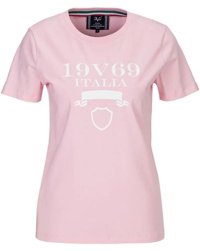19V69 Italia by Versace T-Shirt - Pink