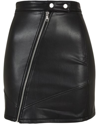 Urban Classics Sommerrock Ladies Synthetic Leather Pencil Skirt (1-tlg) in  Schwarz | Lyst DE