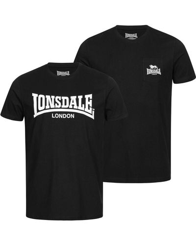 Lonsdale London T-Shirt SUSSEX - Schwarz