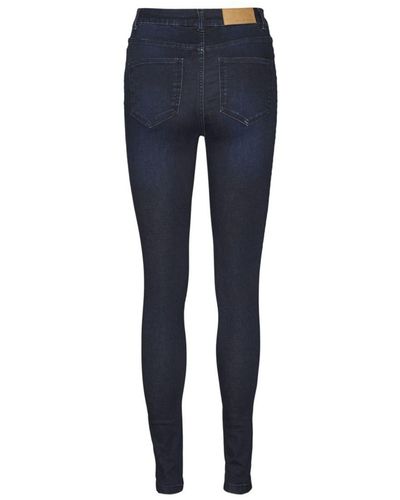 Noisy May Skinny-fit-Jeans Callie (1-tlg) Weiteres Detail, Plain/ohne Details - Blau