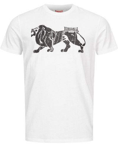 Lonsdale London T-Shirt ENDMOOR - Weiß