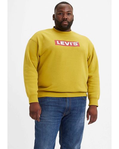 Levi's Levi's® Plus Sweatshirt BIG RELAXED GRAPHIC CREW - Gelb