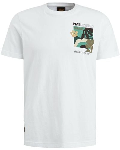 PME LEGEND T-Shirt (1-tlg) - Weiß