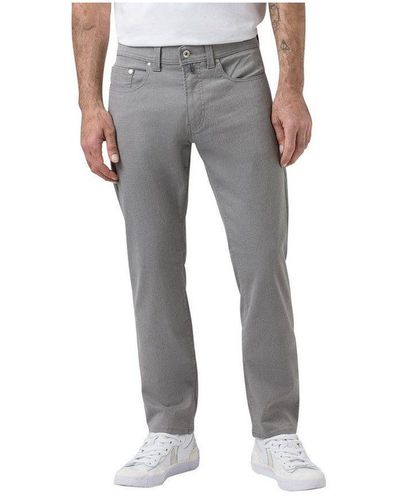 Pierre Cardin 5-Pocket-Jeans kombi (1-tlg) - Grau