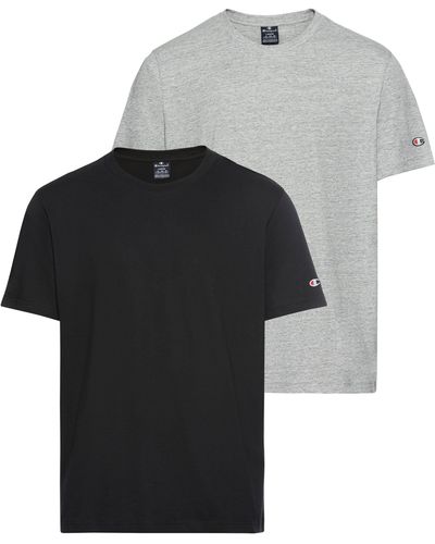 Champion T-Shirt Basic 2pack Crew-Neck (Packung, -tlg., 2) - Grau