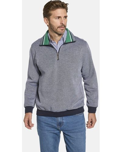 Babista Sweatshirt MODASTILO mit feiner Oberflächenstruktur - Grau