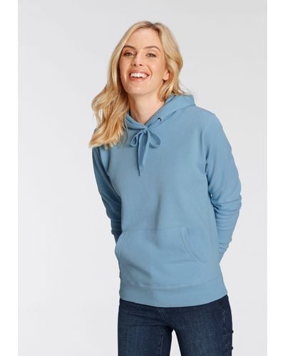 Fruit Of The Loom Sweatshirt Classic hooded Sweat Lady-Fit - Blau