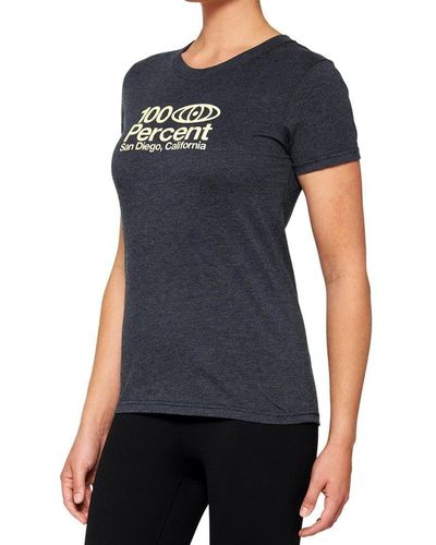 100% % - -Shirts SD Womens T-Shirt - Navy Heather L- (1-tlg) - Schwarz
