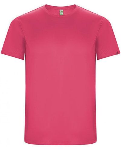 Roly Rundhalsshirt Men ́s Imola Funktions T-Shirt - Pink