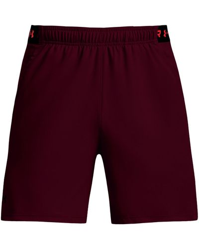Under Armour ® Vanish Woven 6in Shorts mit innenliegendem Zugband - Rot