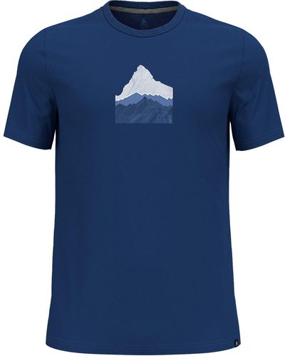 Odlo T-Shirt F-Dry Mountain - Blau