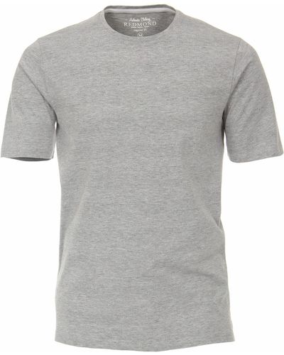 Redmond T-Shirt uni - Grau