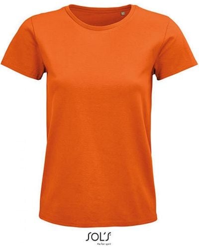 Sol's Rundhalsshirt , Pioneer Men T-Shirt, Jersey 175 - Orange