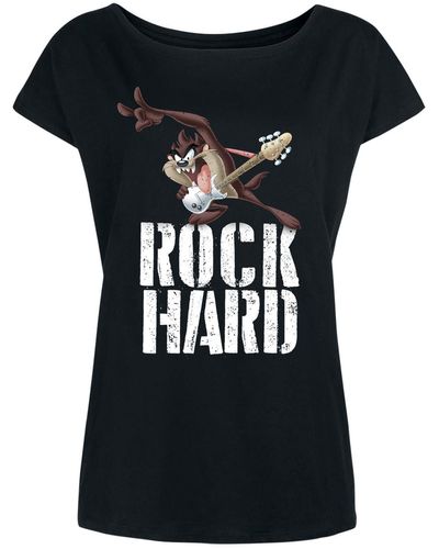 Warner T-Shirt Looney Tunes Rock Hard - Schwarz