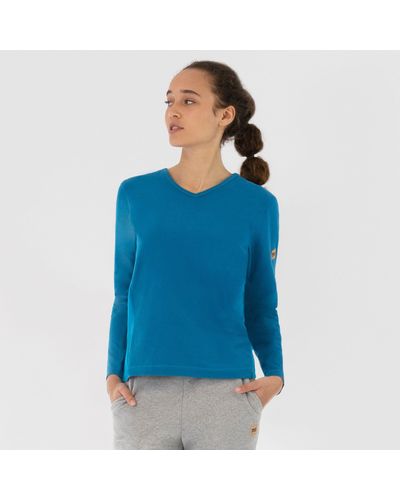 Tao Comme Des Garçons Sweatshirt Freizeitlongsleeve HENRIKA (1-tlg) - Blau