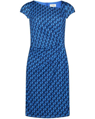 Vera Mont Sommerkleid Kleid Kurz 1/2 Arm - Blau