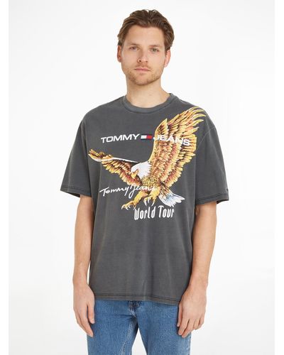 Tommy Hilfiger T-Shirt TJM SKT VINTAGE EAGLE TEE - Grau