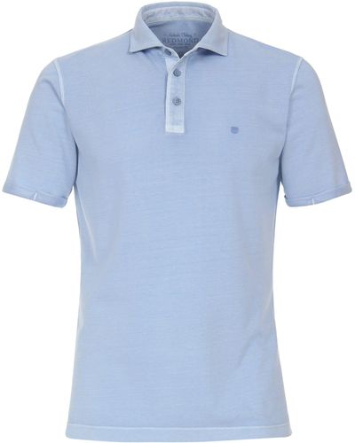 Redmond Poloshirt uni - Blau