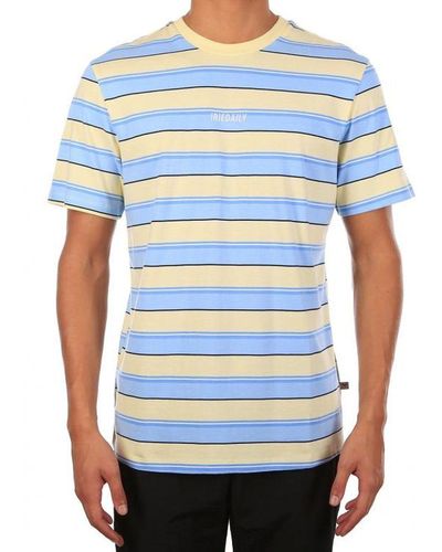 Iriedaily T-Shirt Tony Stripe Tee - Blau