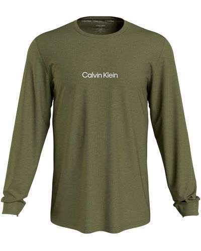 Calvin Klein T-Shirt /S CREW NECK mit Logoschriftzug auf der Brust in  Schwarz für Herren | Lyst DE