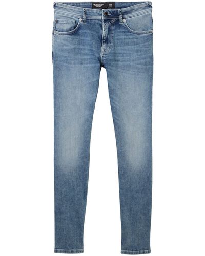 Tom Tailor 5-Pocket- Jeans Lange Hose (1-tlg) - Blau