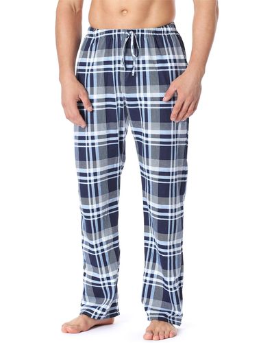 Timone Pyjamashorts Schlafanzugshose Pyjamahose aus Baumwolle Nachtwäsche TPP-001 (1-tlg) - Blau
