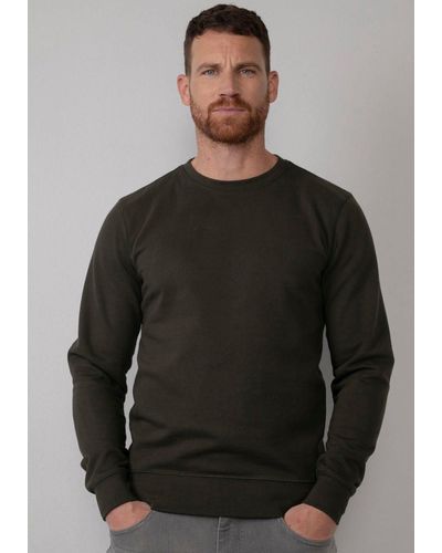 Petrol Industries Sweatshirt mit Rundhalsausschnitt - Grau