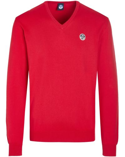 North Sails Strickpullover Pullover rot