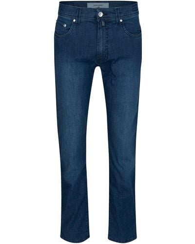 Pierre Cardin 5-Pocket-Jeans LYON TAPERED dark blue raw 34510 7730.6810 - Blau