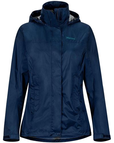 Marmot Funktionsjacke Women's PreCip® Eco Jacket mit aufgenähtem Markenlogo - Blau