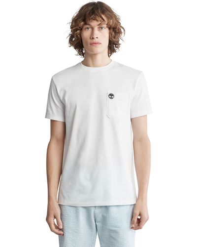 Timberland T-Shirt DUNSTAN RIVER - Weiß