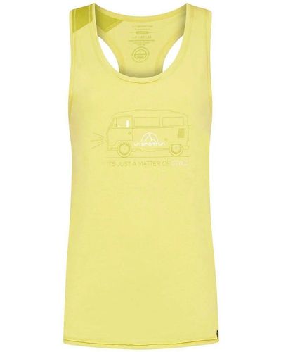 La Sportiva T-Shirt Van Tank Women - Gelb
