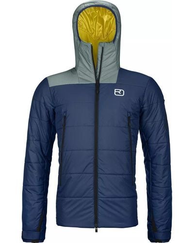 Ortovox Winterjacke Swisswool Zinal Jacket Men - Blau