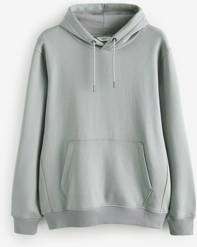 Next Kapuzensweatshirt Jersey-Hoodie mit Grafik-Print und Baumwolle (1-tlg) - Grau
