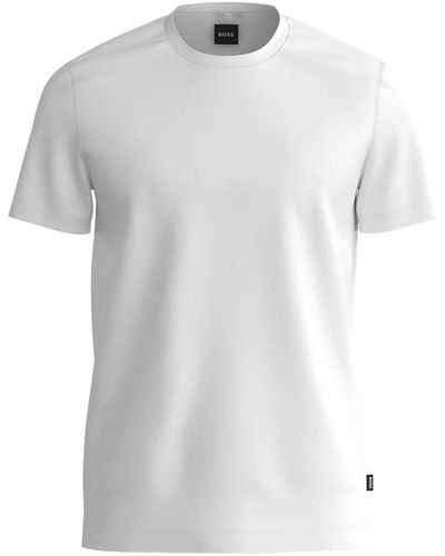 BOSS T-Shirt Thompson 50 (1-tlg) - Weiß