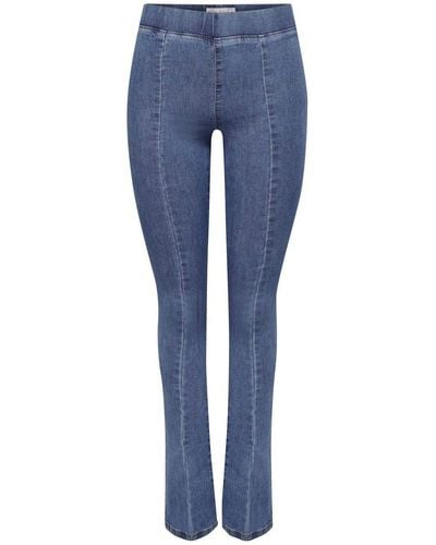 ONLY High-waist-Jeans ONLPAIGE HW SKINNY WO DNM in Leggings Form - Blau