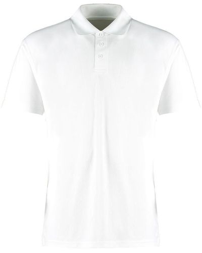 Kustom Kit Regular Fit Cooltex® Plus Micro Mesh Poloshirt - Weiß