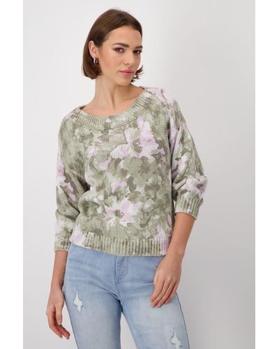 Monari Sweatshirt Pullover - Grün