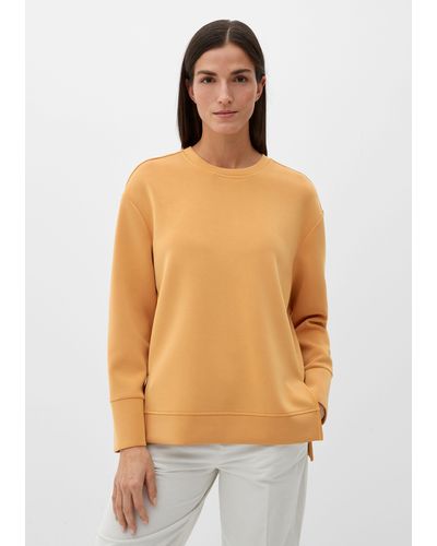 S.oliver Sweatshirt aus Modalmix - Orange