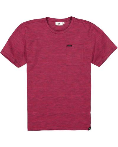 Garcia T-Shirt mit Brusttasche - Pink