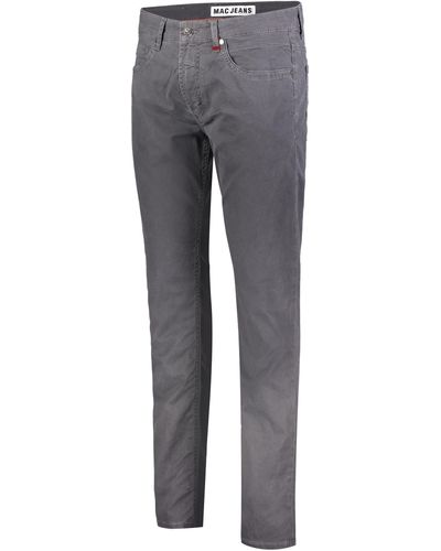 M·a·c 5-Pocket-Jeans ARNE PIPE steel blue 0517-00-0777L 074 - Schwarz