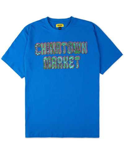 Market Hippie T-Shirt default - Blau