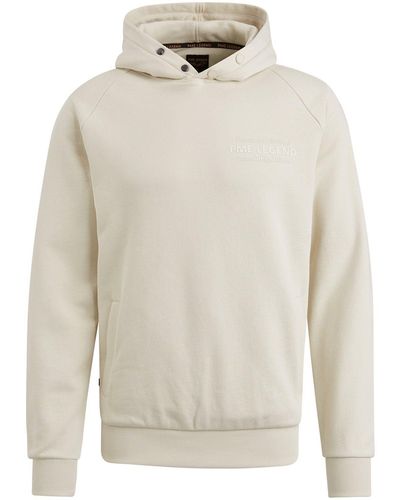 PME LEGEND Kapuzensweatshirt Hooded soft dry terr - Weiß