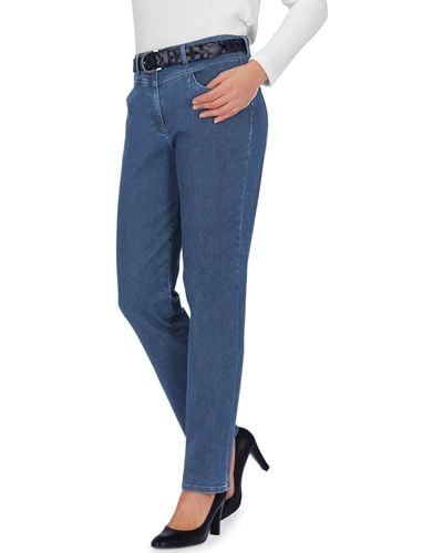 RAPHAELA by BRAX Regular-- Jeans Caren jeansblau Comfort Fit in Stretch-Denim